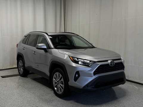 2023 Toyota RAV4 XLE AWD in Silver for sale at Park Mazda in Sherwood Park, AB