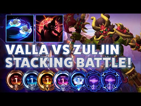 Zuljin Tazdingo - VALLA VS ZULJIN STACKING BATTLE! - Bronze 2 Grandmaster S2 2023