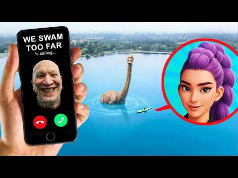 DRONE CATCHES WE SWAM TOO FAR IN THE OCEAN EATS KPOP DEMON HUNTERS RUMI IN REAL LIFE!!