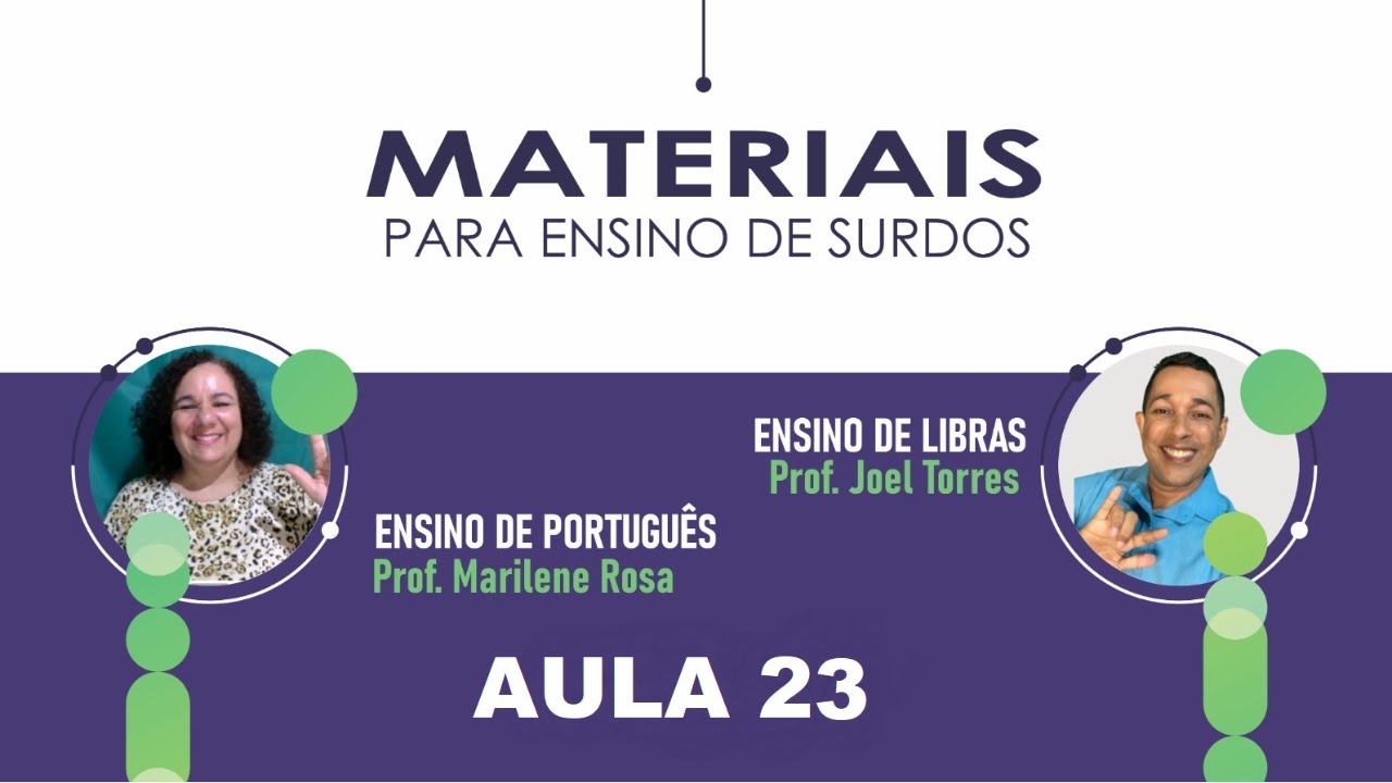 Aula  23 - Libras e Língua Portuguesa: Família