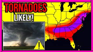 Tornadoes Likely Today! A Strong Tornado, 80mph Winds, And 1-Inch Hail Possible!