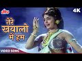 Tere Khayalon Me Hum 4K Song In Color Asha Bhosle Jeetendra Rajshree V Shantaram Movie Songs