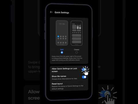 OnePlus Lock Screen Se Quick Settings Kaise Enable Kare? 🔓⚙️| #oneplus #shorts