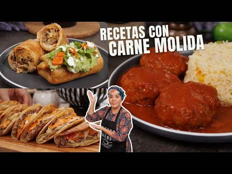 Que hacer de comer con carne molida?