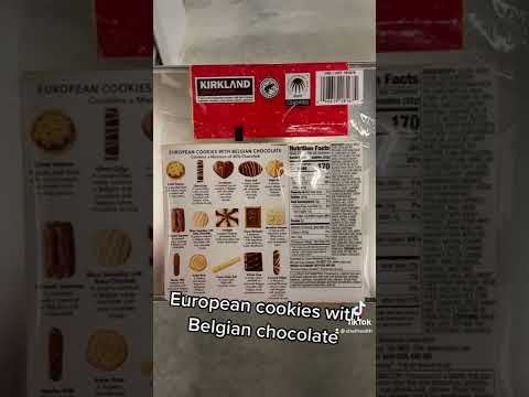 Kirkland Signature European Cookies with Belgian Chocolate #shorts