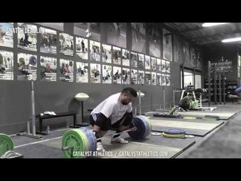 Snatch Deadlift - Olympic Weightlifting Exercise Library - Catalyst Athletics