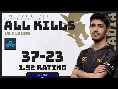 CS2 POV ETERNAL FIRE WICADIA (37-23) vs CLOUD 9 @ IEM Rio 2024 Europe Closed Qualifier