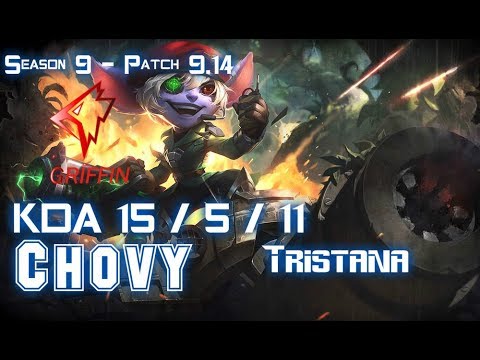 GRF Chovy TRISTANA vs XERATH Mid - Patch 9.14 KR Ranked