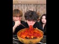 MY GIRLFRIEND TRIED SPICY NOODLES TODAY MUKBANG ASMR EATING Mukbang Shorts Food Delicious