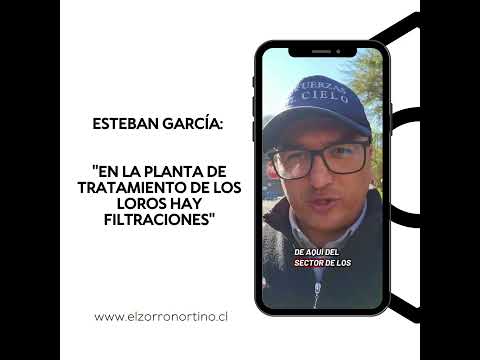Esteban García: "En la planta de tratamiento de Los Loros hay filtraciones"