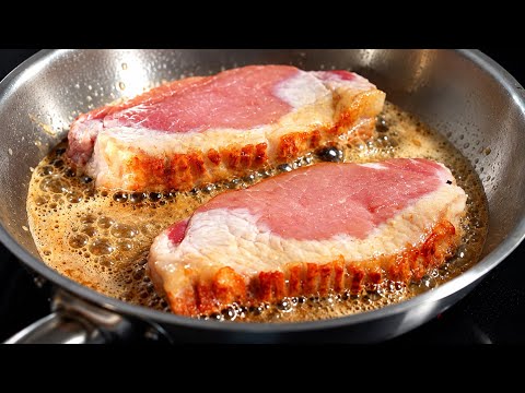 スーパーの豚ロース肉を、最高のポークステーキにする方法。