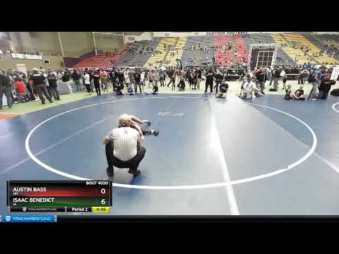 63 Lbs Champ. Round 1 - Austin Bass, ND Vs Isaac Benedict, IA 4094