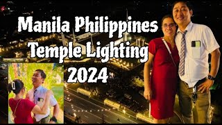Manila Philippines Temple Lighting 2024 | Christmas Lights in Manila Temple
