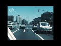 1970er Ost Berlin Autofahrt Checkpoint Charlie 1970s Berlin Germany DDR 8mm