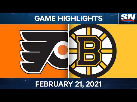 NHL Game Highlights | Flyers vs. Bruins - Feb. 21, 2021