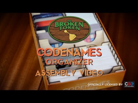 Codenames Organizer Assembly Video