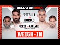 Weigh Ins | Bellator 286: Pitbull vs. Borics