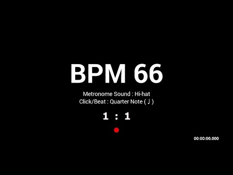 Metronome BPM 66 / Hi-hat