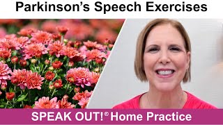 Parkinson’s Speech Exercises: CHRYSANTHEMUMS