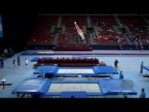 KHATSIAN Anhelina (BLR) - 2017 Trampoline Worlds, Sofia (BUL) - Qualification Trampoline Routine 1