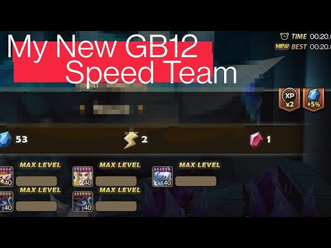 Summoners War ~ 31 Second Avg GB 12 Team ~ Obtainable Speed GB12