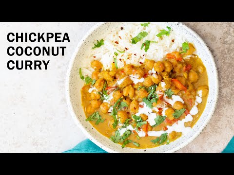 CHICKPEA COCONUT CURRY - Instant Pot No Tomato No Oil | Vegan Richa Recipes