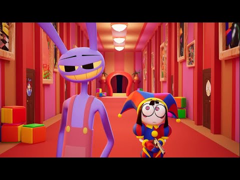 Jax e pomini cantando uma música que era assustadora mas eles deixaram deixar linda 🤠👍