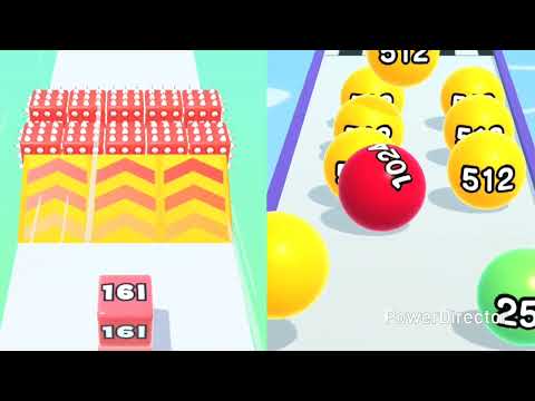2048 | jelly run infinity 2048 vs ball run infinity 2048 - max level part 1 #jellyrun2048gameplay