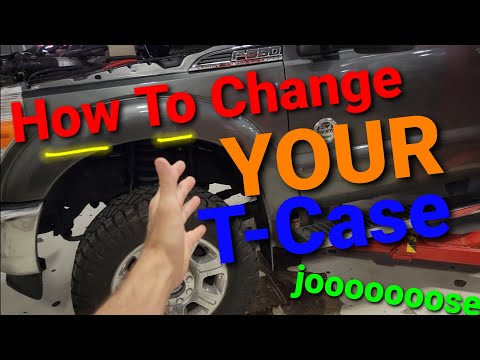 EASY Transfer Case Fluid Change | THE Ford Superduty GAS or DIESEL | Do It Yourself