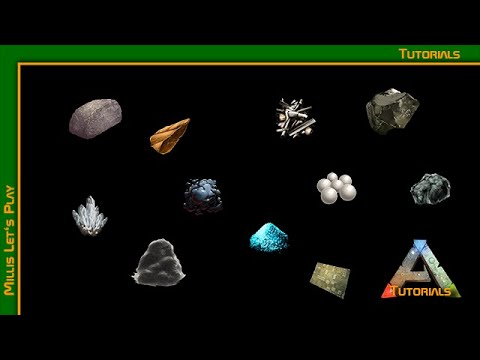 ARK: Tutorials #010 mineralische Ressourcen [deutsch/gameplay]