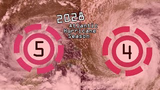 2028 Atlantic Hurricane Season Animation