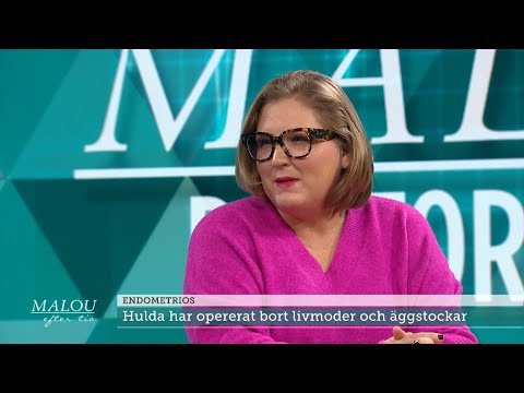 Hulda har levt med endometrios sedan tonåren: ”Som knivhugg”  | Malou Efter tio | TV4 & TV4 Play
