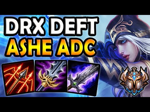 Deft ASHE ADC vs SENNA - Korea Challenger Patch 10.19 ✔️