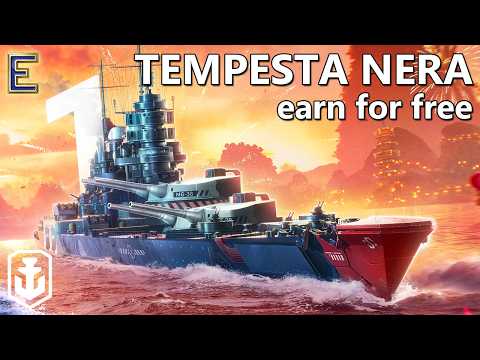 Tempesta Nera gets you Lauria Without Spending Steel! (World of Warships)