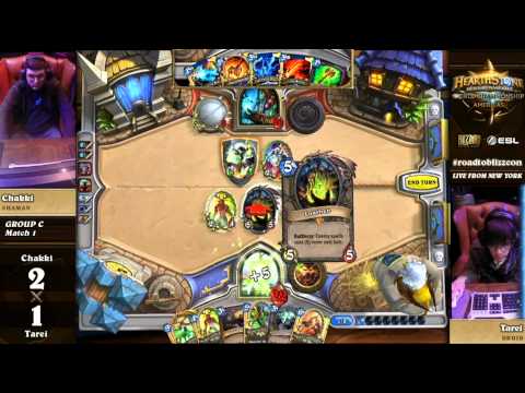 Hearthstone World Championship 2014 Americas Qualifier - Groupstage - Chakki vs Tarei