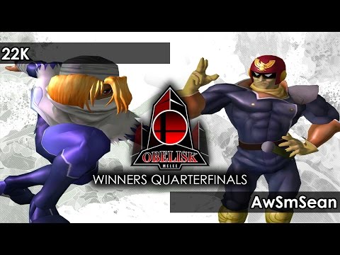 Melee: 22K (Sheik/Falcon) V AwSmSean (Falcon) - Obelisk 46 Tournament SSBM