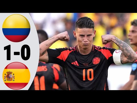 Columbia vs Spain 1-0 | Extended Highlight and Goals- 2024 HD