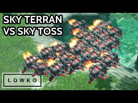 EPIC StarCraft 2: Sky Terran vs Sky Toss!