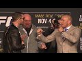 UFC 217: Bisping vs St-Pierre - Pre-fight Press Conference Faceoff