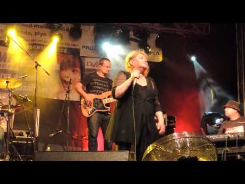 Věra Špinarová - Bílá Jawa 250 - Plumlov 13.6.2015