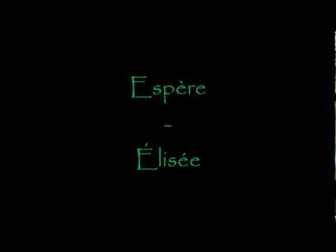 Élisée - Espère