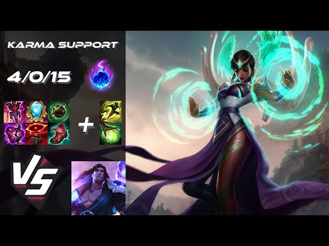SUPPORT Karma vs Taric - EU Grandmaster Patch 25.S1.8