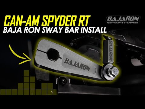 Can-Am Spyder RT Baja Ron Sway Bar Install (2020+)