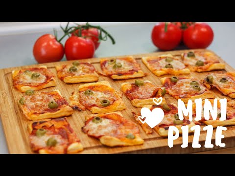 Mini Pizze z szynką i mozzarellą - Zaskocz swoich gości na domówce! | ProstyPrzepisNa