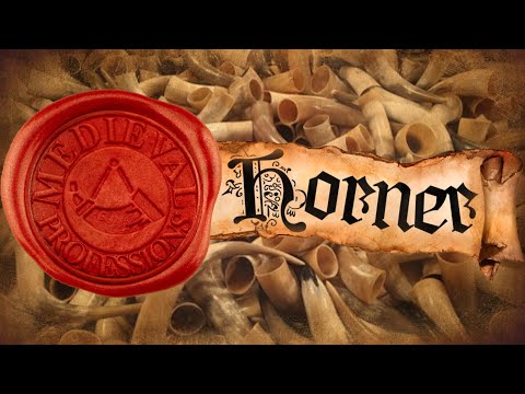 The Plastic of the Middle Ages | Horn Working, Blowing Horns & Drinking Horns [Medieval Professions]