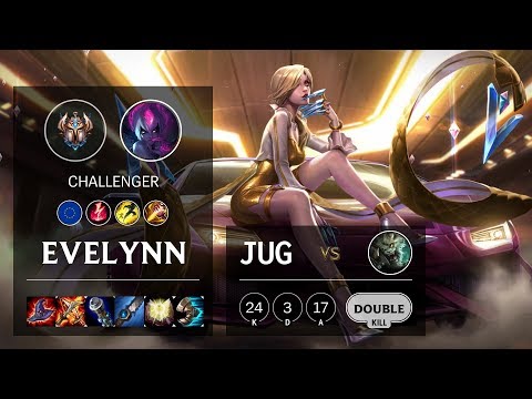 Evelynn Jungle vs Rengar - EUW Challenger Patch 10.11