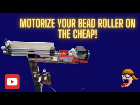 Motorize Your Beadroller For Cheap! DIY Harbor Freight Eastwood Woodward Fab