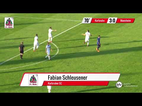 Halbfinale bfv-Rothaus-Pokal Karlsruher SC : SV Waldhof Mannheim