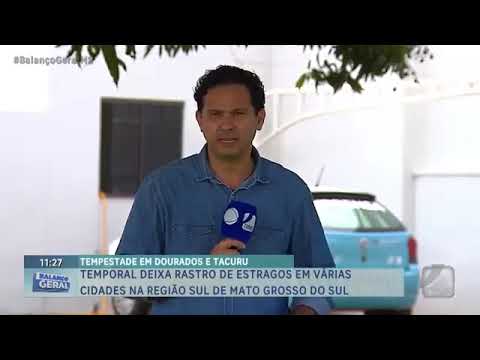 Temporal deixa rastro de estragos em várias cidades na região sul de Mato Grosso do Sul