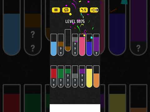 water sort puzzle level 5975